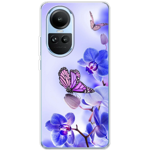 Чехол BoxFace OPPO Reno 10 Pro Orchids and Butterflies