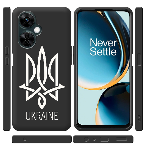 Чехол BoxFace OnePlus Nord CE 3 Lite Тризуб монограмма UKRAINE