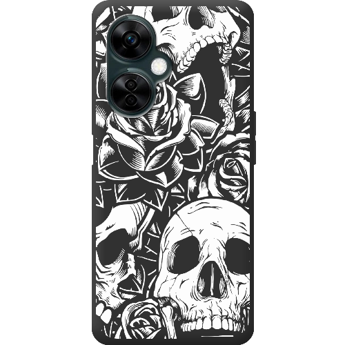 Чехол BoxFace OnePlus Nord CE 3 Lite Skull and Roses