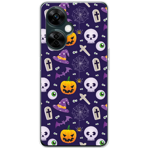 Чехол BoxFace OnePlus Nord CE 3 Lite Halloween Purple Mood