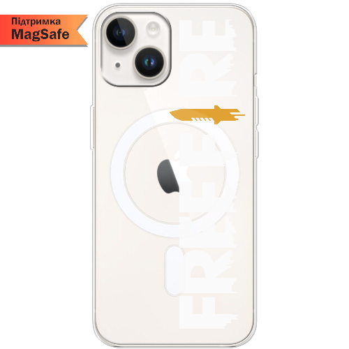 Чехол BoxFace iPhone 15 Белый Free Fire