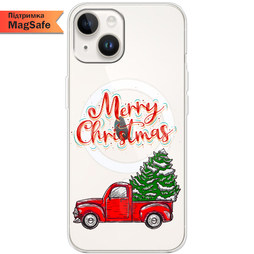 Чехол BoxFace iPhone 15 Holiday Car Merry Christmas