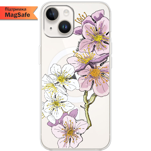 Чехол BoxFace iPhone 15 Cherry Blossom