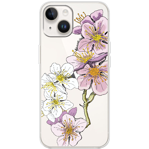 Чехол BoxFace iPhone 15 Cherry Blossom