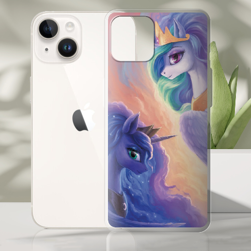 Чехол BoxFace iPhone 15 My Little Pony Rarity Princess Luna