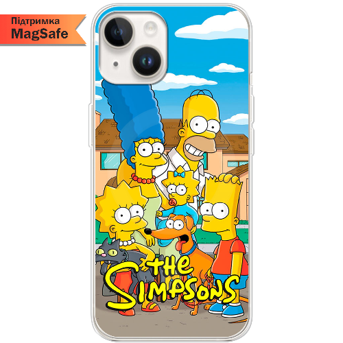 Чехол BoxFace iPhone 15 the simpsons