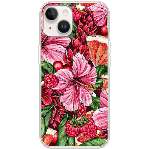 Чехол BoxFace iPhone 15 Tropical Flowers