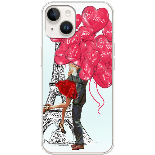 Чехол BoxFace iPhone 15 Love in Paris
