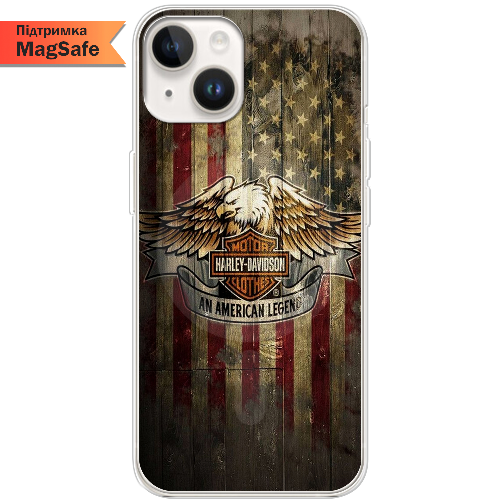 Чехол BoxFace iPhone 15 Harley Davidson An American Legend