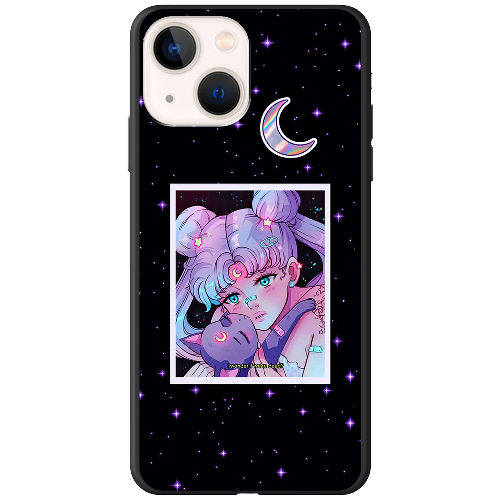 Чехол BoxFace iPhone 15 Sailor Moon night