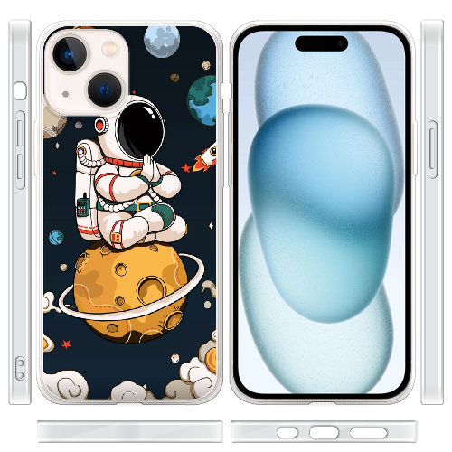 Чехол BoxFace iPhone 15 Astronaut