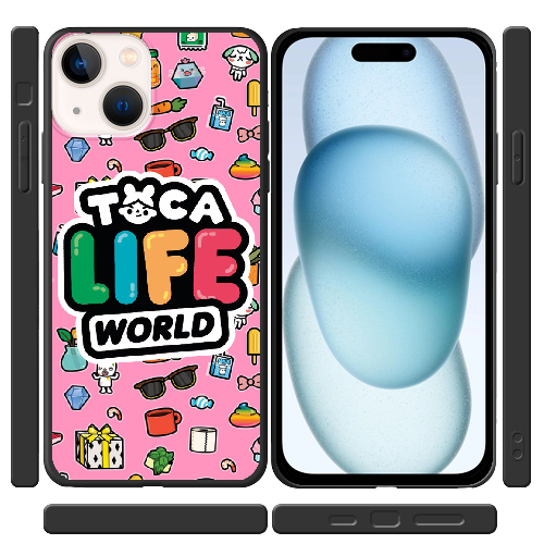 Чехол BoxFace iPhone 15 Toca Boca Life World