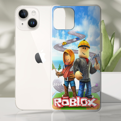 Чехол BoxFace iPhone 15 Roblox Білдерман