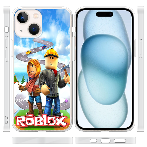 Чехол BoxFace iPhone 15 Roblox Білдерман