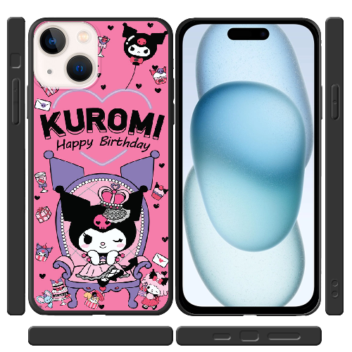 Чехол BoxFace iPhone 15 День народження Kuromi