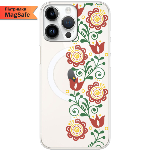 Чехол BoxFace iPhone 15 Pro Max Ethno Flower