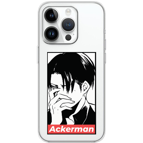 Чехол BoxFace iPhone 15 Pro Max Attack On Titan - Ackerman