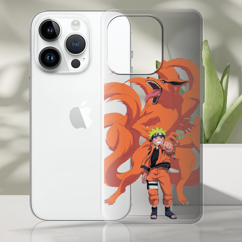 Чехол BoxFace iPhone 15 Pro Max Naruto and Kurama