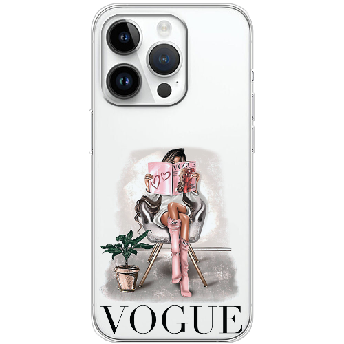 Чехол BoxFace iPhone 15 Pro Max Модель из VOGUE