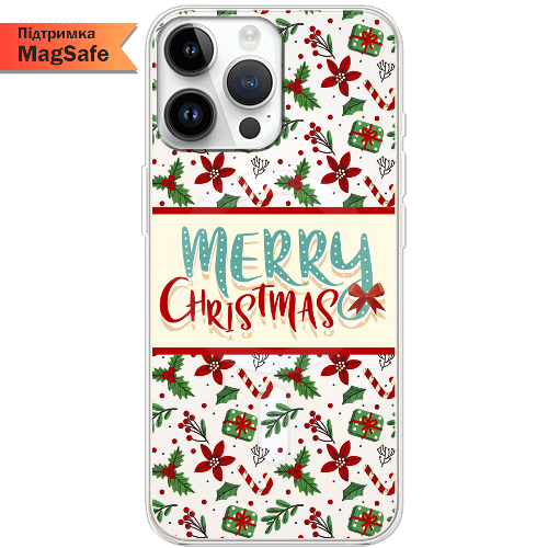 Чехол BoxFace iPhone 15 Pro Max Vintage Christmas Congratulation