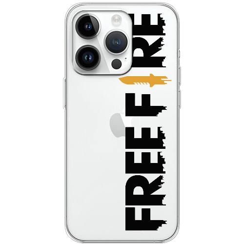 Чехол BoxFace iPhone 15 Pro Max Черный Free Fire