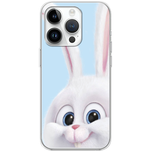 Чехол BoxFace iPhone 15 Pro Max Кролик Снежок