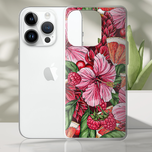 Чехол BoxFace iPhone 15 Pro Max Tropical Flowers