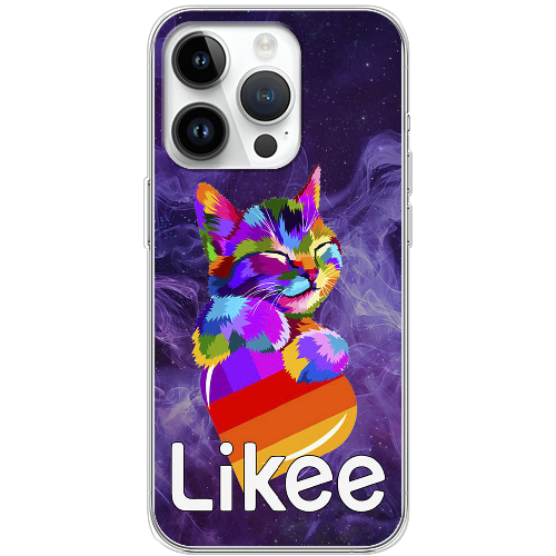 Чехол BoxFace iPhone 15 Pro Max Котик Likee