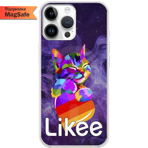 Чехол BoxFace iPhone 15 Pro Max Котик Likee