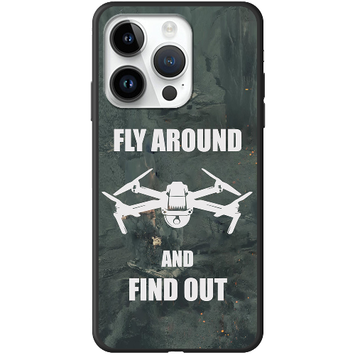 Чехол BoxFace iPhone 15 Pro Max Дрон Fly Around