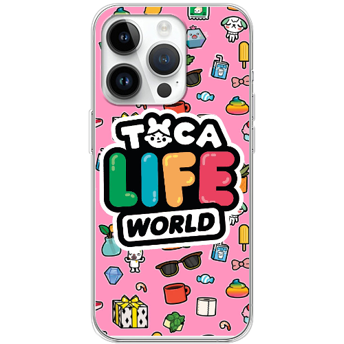 Чехол BoxFace iPhone 15 Pro Max Toca Boca Life World