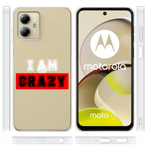 Чехол BoxFace Motorola G14 I'm Crazy