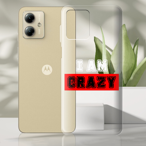 Чехол BoxFace Motorola G14 I'm Crazy