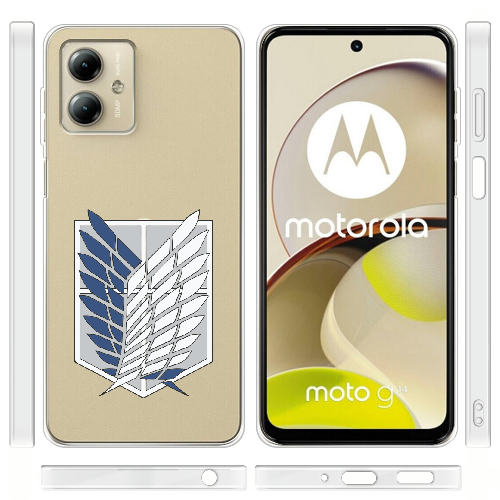 Чехол BoxFace Motorola G14 Атака Титанов Крылья Свободы