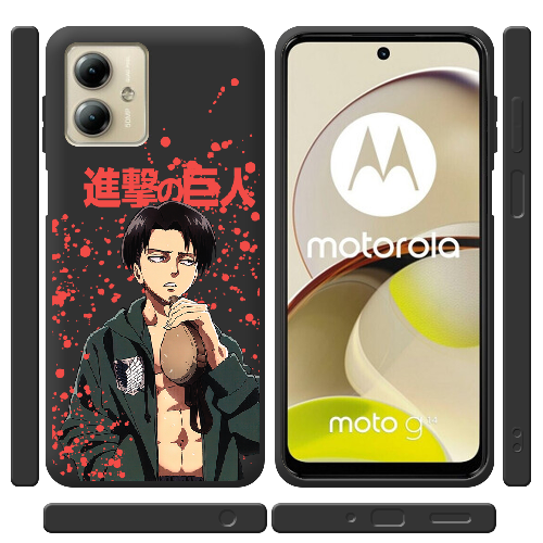 Чехол BoxFace Motorola G14 Атака Титанов Леви