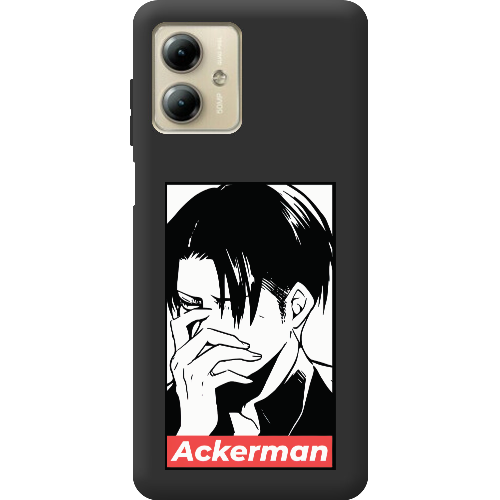 Чехол BoxFace Motorola G14 Attack On Titan - Ackerman