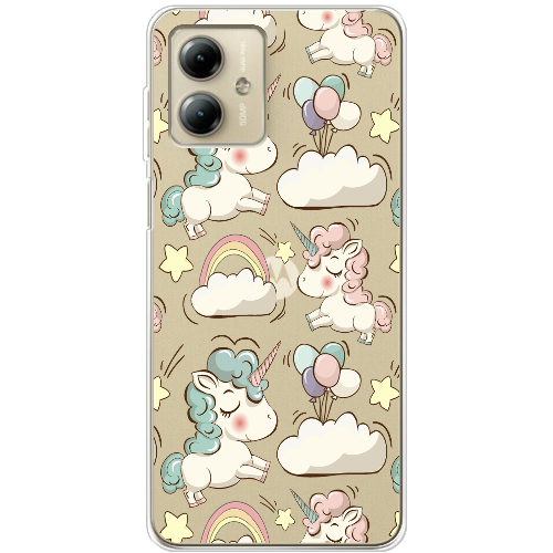 Чехол BoxFace Motorola G14 Unicorns