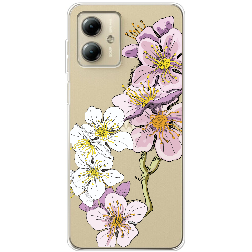 Чехол BoxFace Motorola G14 Cherry Blossom