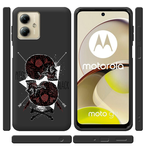 Чехол BoxFace Motorola G14 Pitch black