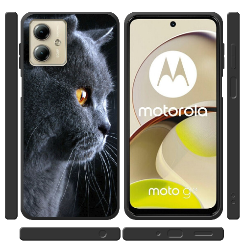 Чехол BoxFace Motorola G14 English cat