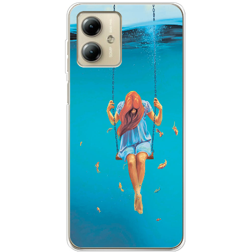Чехол BoxFace Motorola G14 Girl In The Sea
