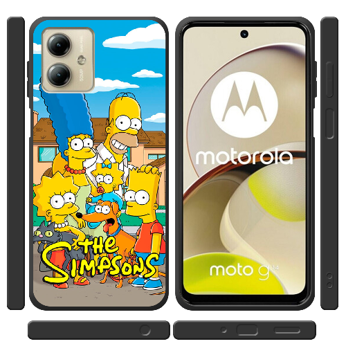 Чехол BoxFace Motorola G14 the simpsons