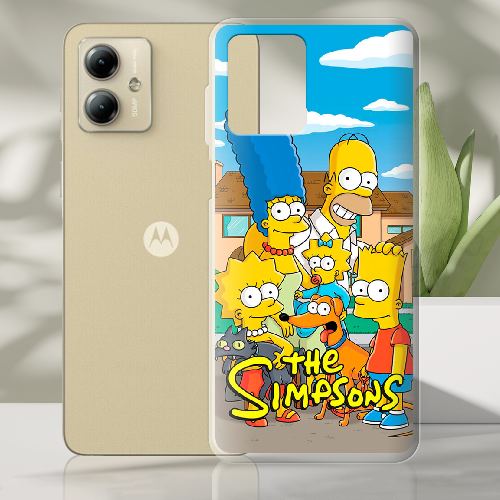 Чехол BoxFace Motorola G14 the simpsons