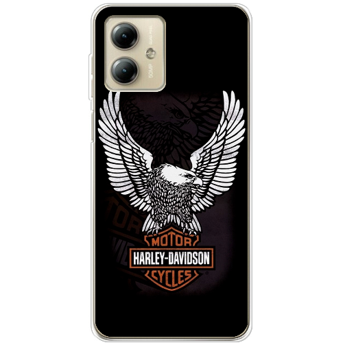 Чехол BoxFace Motorola G14 Harley Davidson and eagle