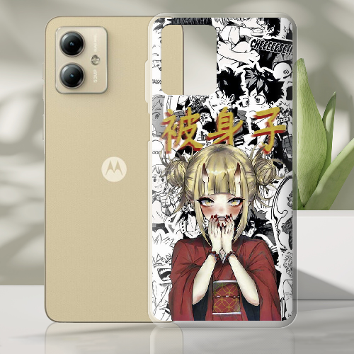 Чехол BoxFace Motorola G14 Himiko Toga - My Hero Academia