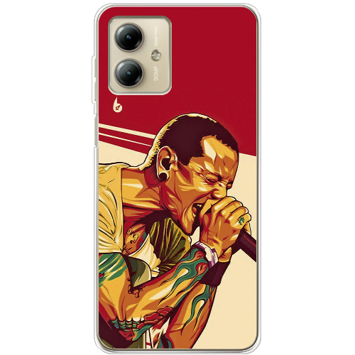 Чехол BoxFace Motorola G14 Chester Bennington