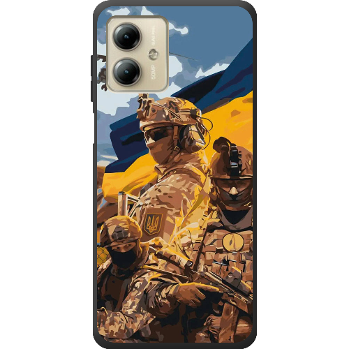 Чехол BoxFace Motorola G14 Воїни ЗСУ
