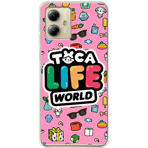 Чехол BoxFace Motorola G14 Toca Boca Life World