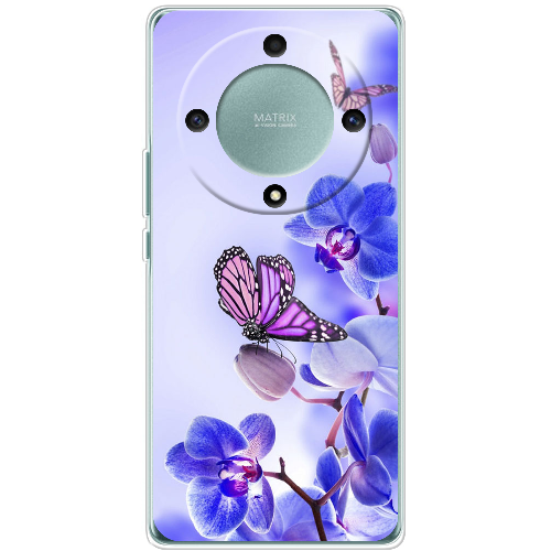 Чехол BoxFace Honor Magic 5 Lite 5G Orchids and Butterflies