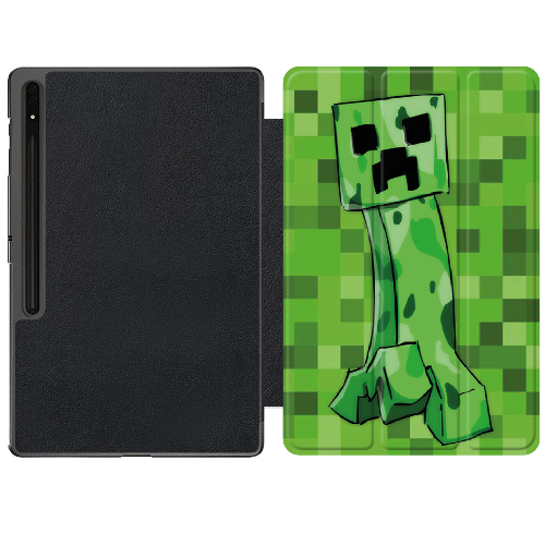 Чехол для Samsung Galaxy Tab S9 Ultra 14.6" Minecraft Creeper